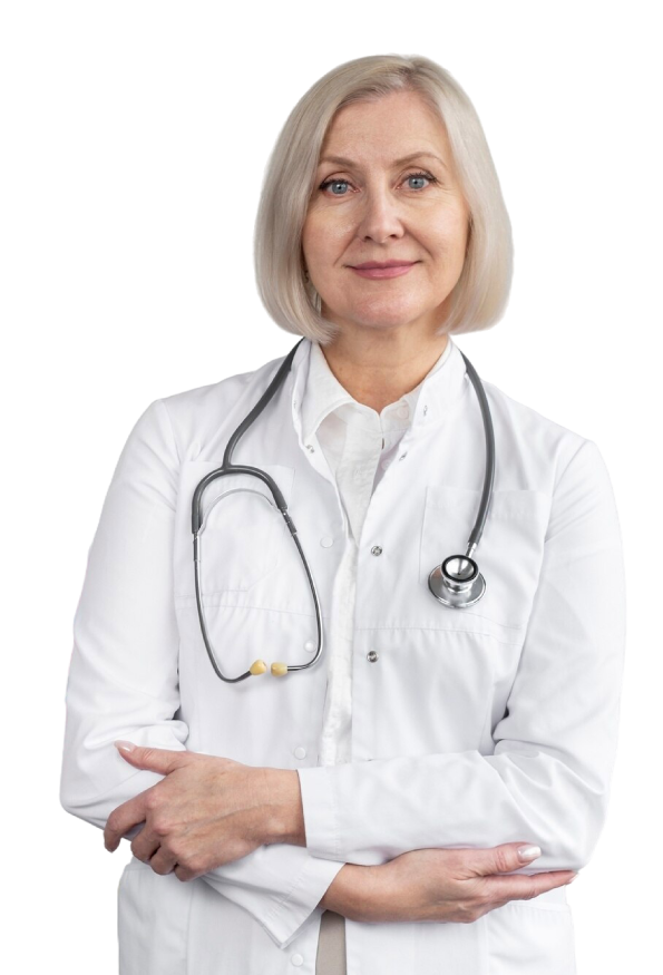 medium shot smiley doctor